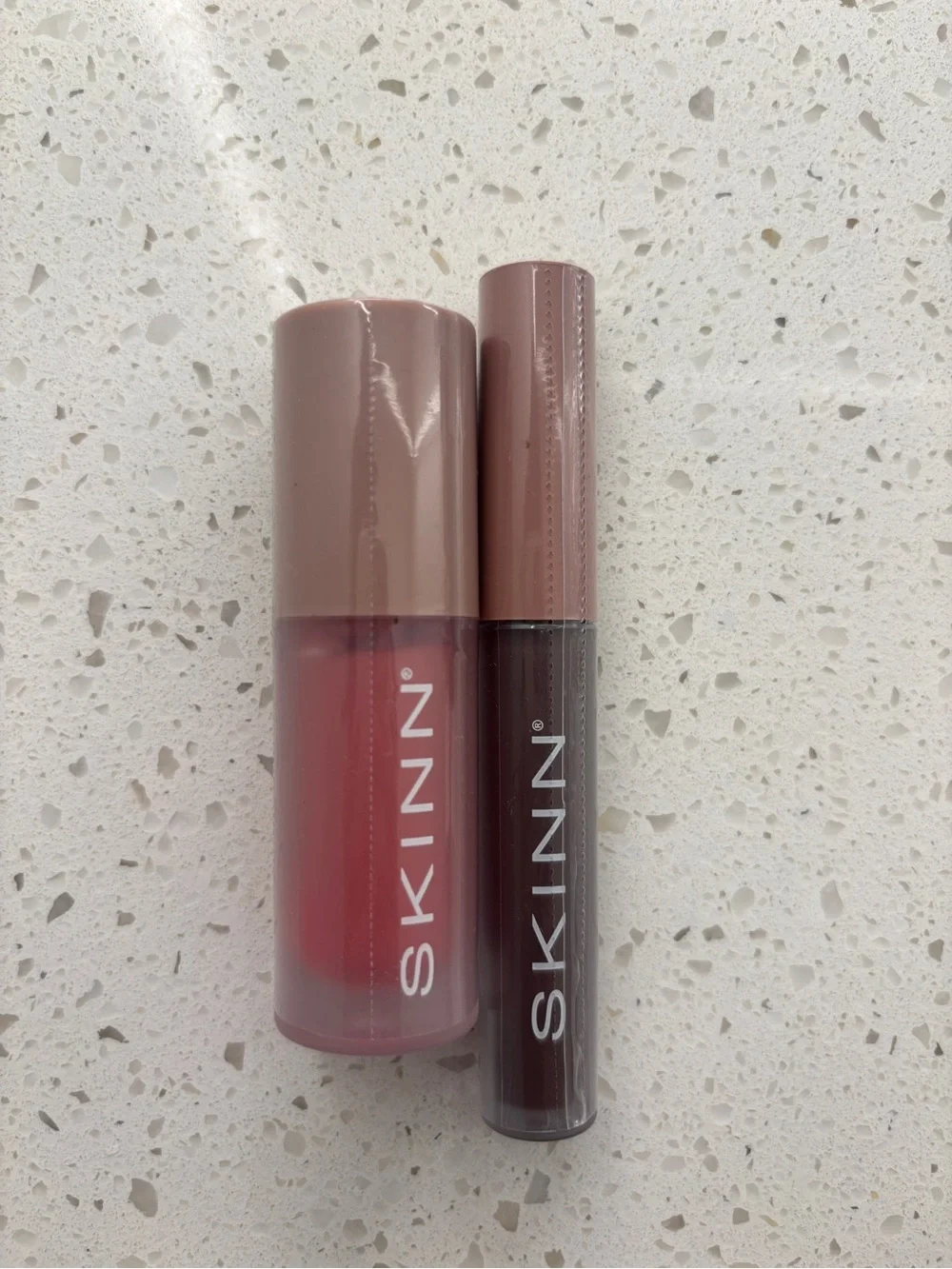 NWT SKINN Cosmetics Blush, Eyeshadow & Brush 3-Piece Set
